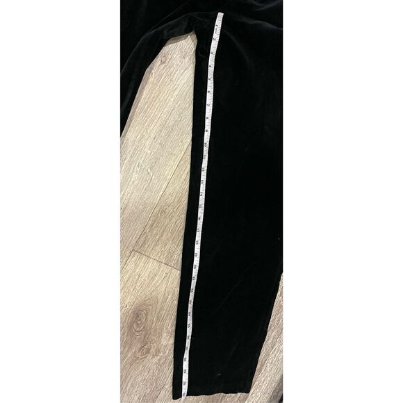 Designer Collections Valentino Viva 20 Black Velour Pants New - Picture 5 of 7
